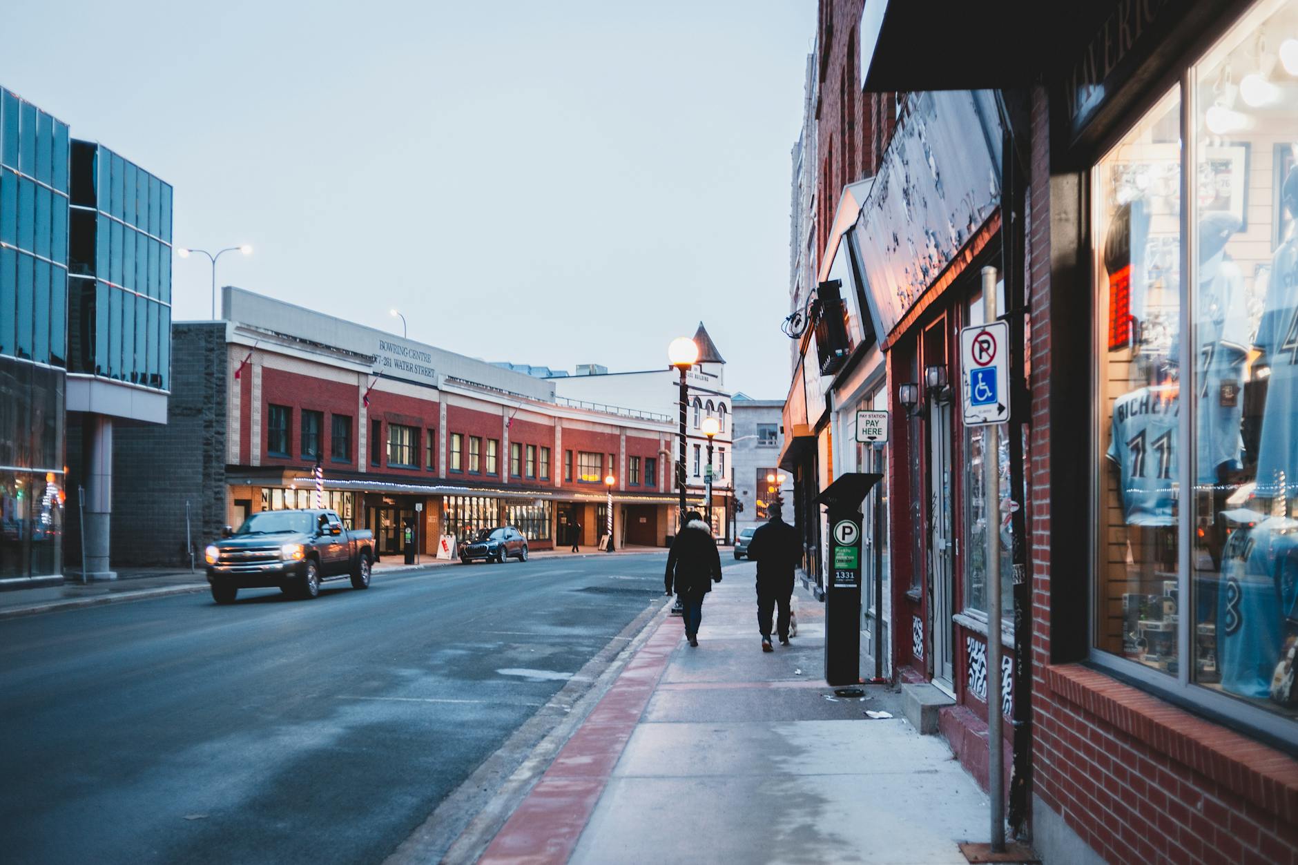 Main street storefront
